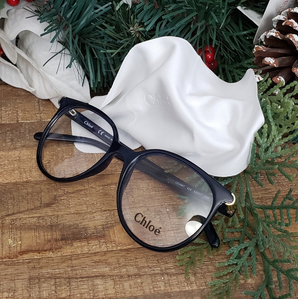 Authentic Chloe eyeglasses Navy Blue